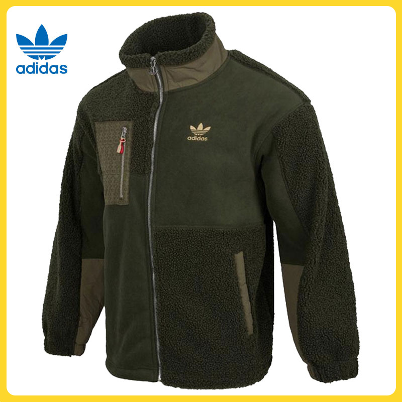 adidas Originals阿迪三叶草男款休闲PF SHERPA M梭织外套HY7286