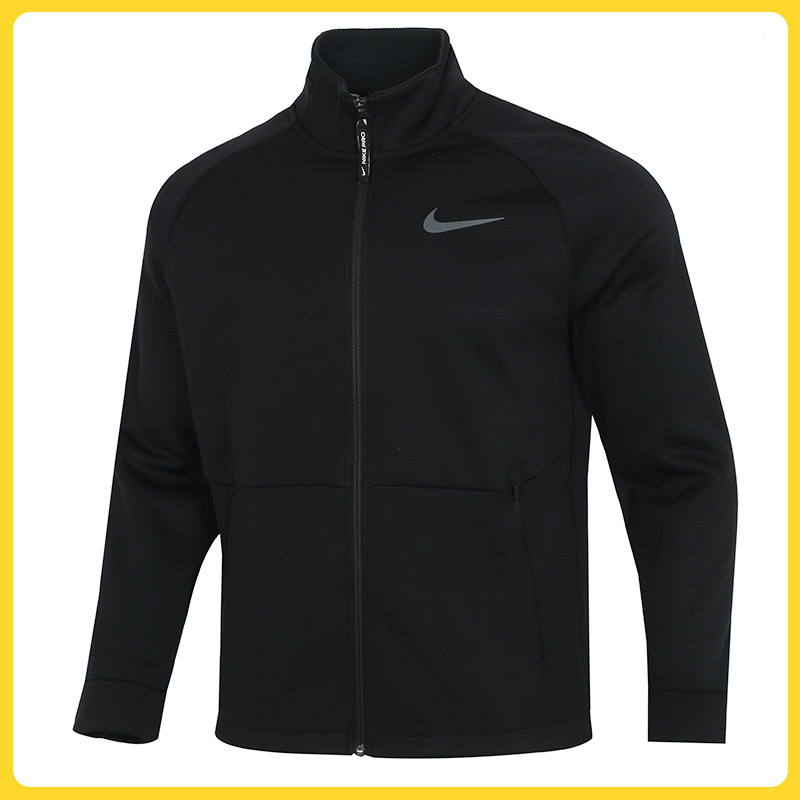 nike耐克男款运动外套THRMA SPHR LS FZ TOP针织夹克DM5941-010