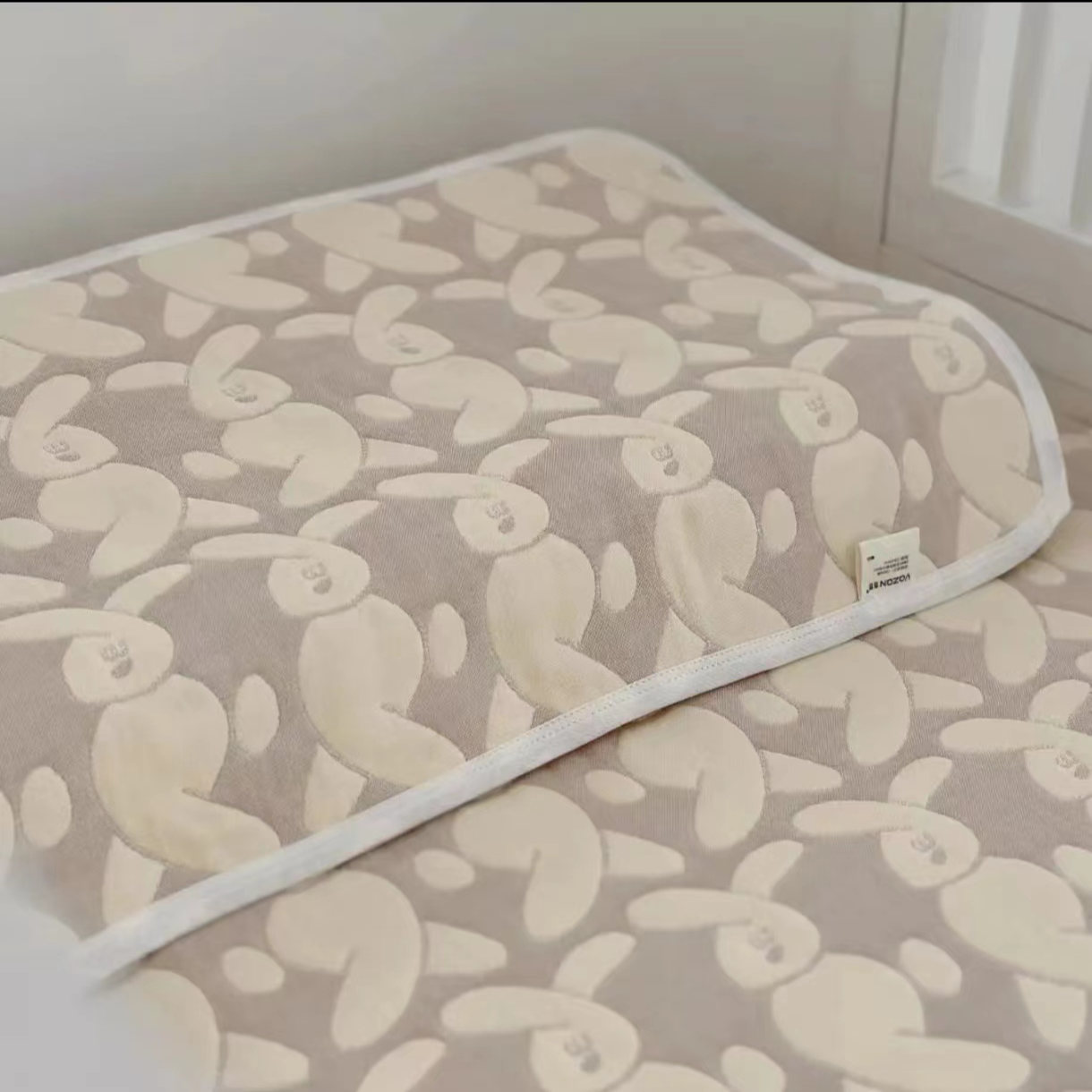 雅赞【儿童中童枕巾】六层纱亲肤吸汗透气