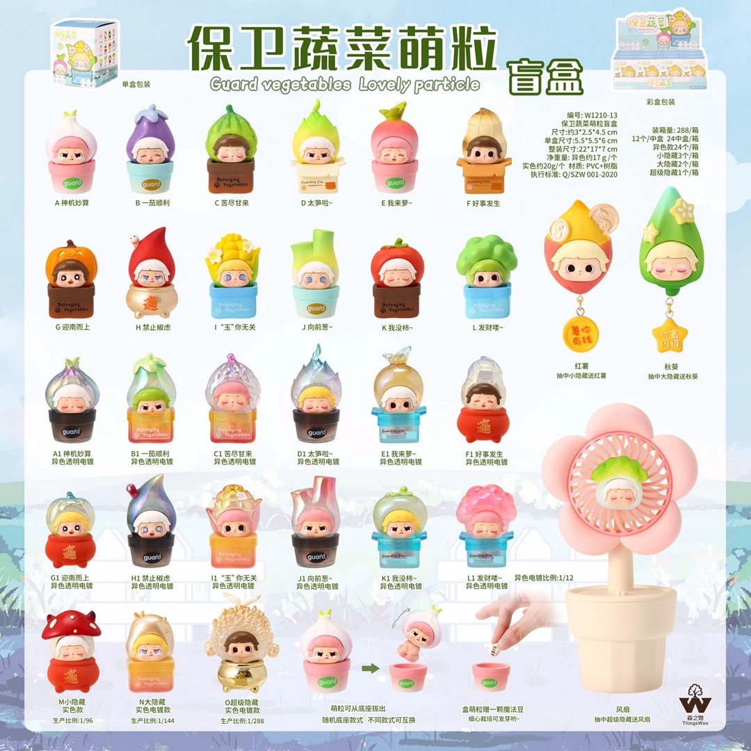 （拆盒）保卫蔬菜系列盲盒