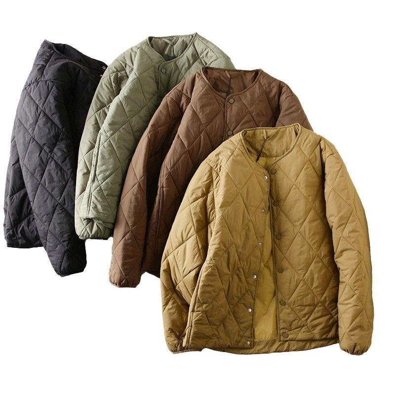 原单牛货剪标剩余尾货日系复古无领羽绒服男士穿搭神器美/非半身