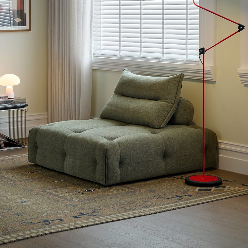 库里南家居格莱姆沙发复古风客厅模块组合沙发简约可移动布艺沙发