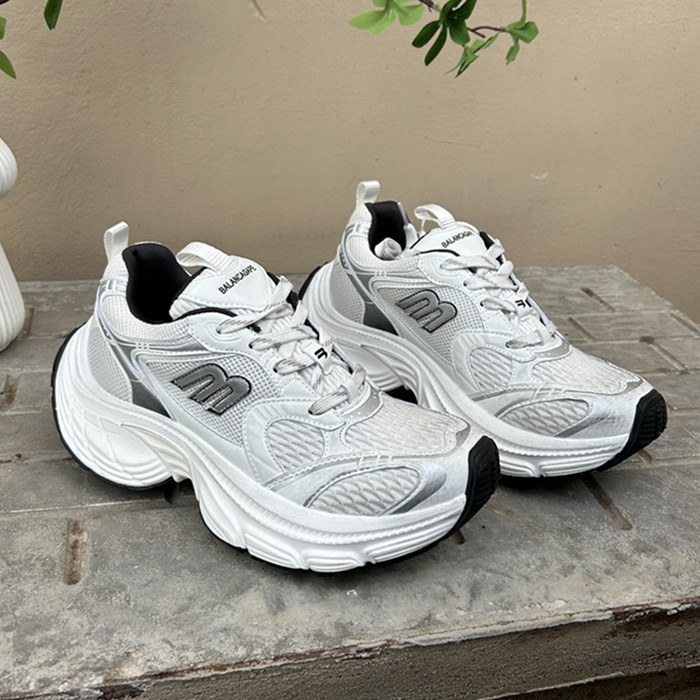 巴黎10xl老爹鞋女时尚厚底2024最火爆款高端潮牌鞋子百搭网面透气