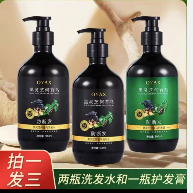 黑灵芝何首乌洗发水+黑灵芝何首乌护发膏