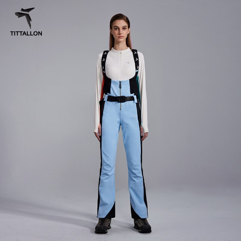 体拓（TITTALLON）专业双板滑雪裤女 WARMFLEX弹力修身保暖防风防水