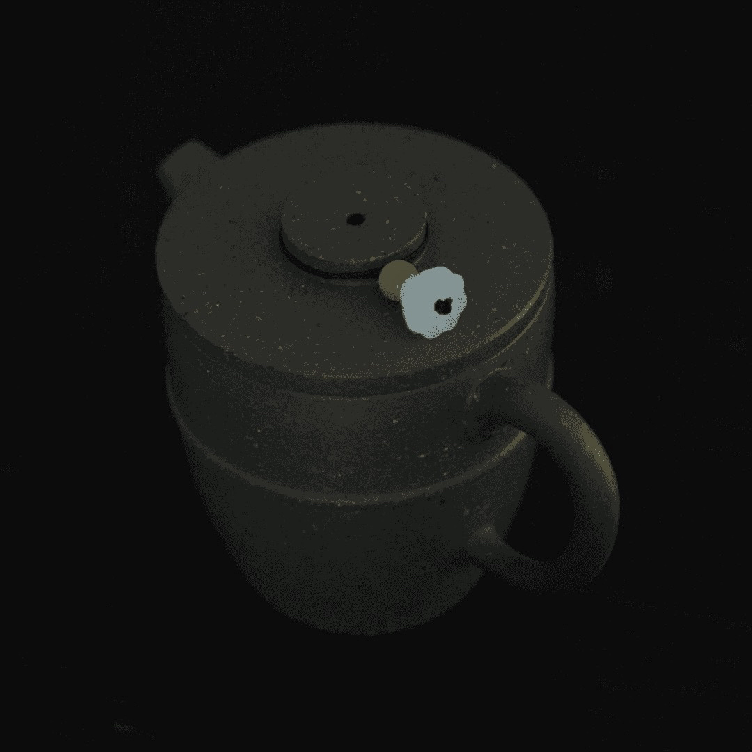 段泥壶中式复古茶壶 全手工紫砂壶 守拙 100cc       