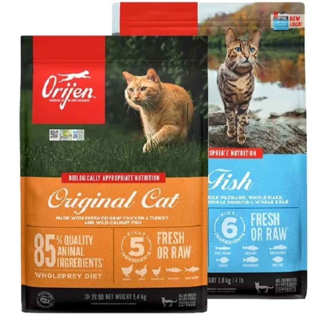 冠军标 渴望猫粮美版幼猫成猫全阶段鸡肉味六种鱼无谷1.8kg5.4kg