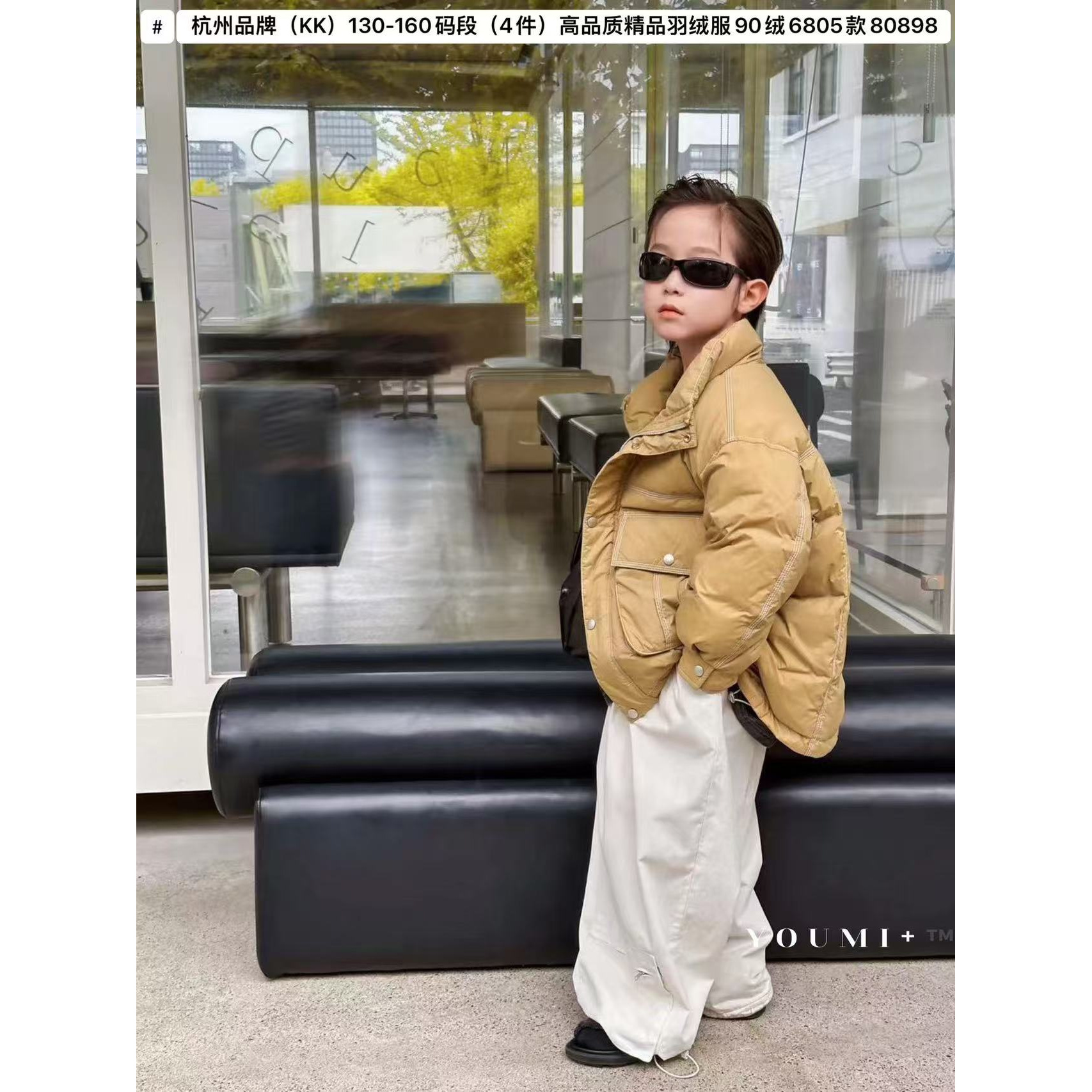 YRF-6805  儿童时尚休闲儿童韩版保暖羽绒服