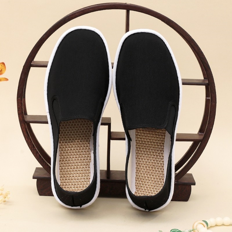 传统手工千层布底老北京布鞋男透气软底舒适开车鞋子休闲鞋