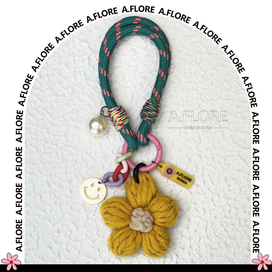 A.FLORE韩国原创手工包包毛绒书包挂饰公仔小挂件钥匙扣韩国挂件