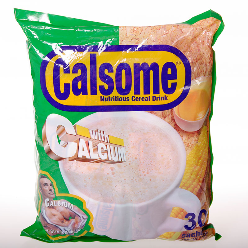 缅甸泰国Calsome麦片特产即食脱脂冲饮速溶营养学生早餐食品零食