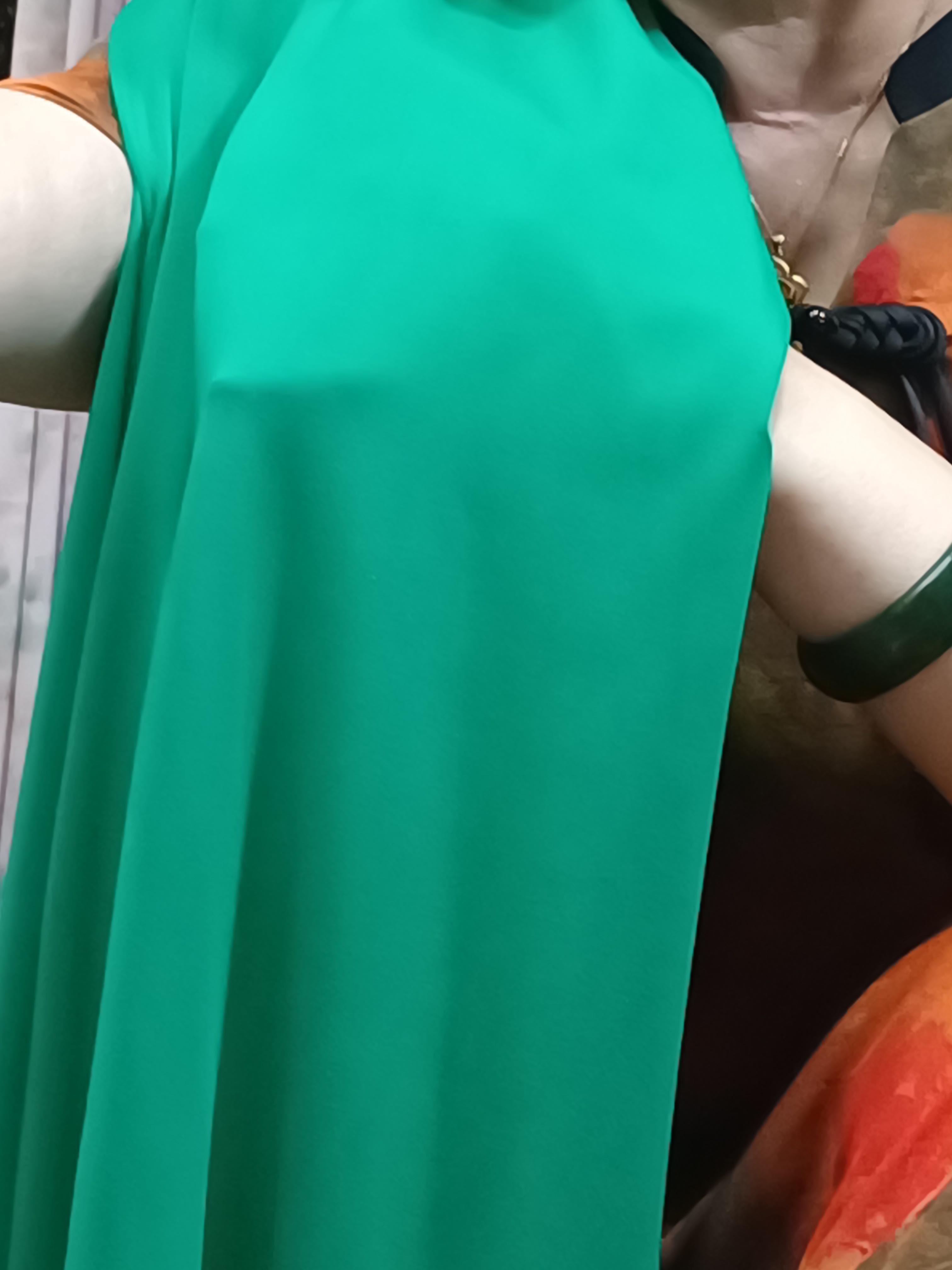 呼吸棉绿色服装面料