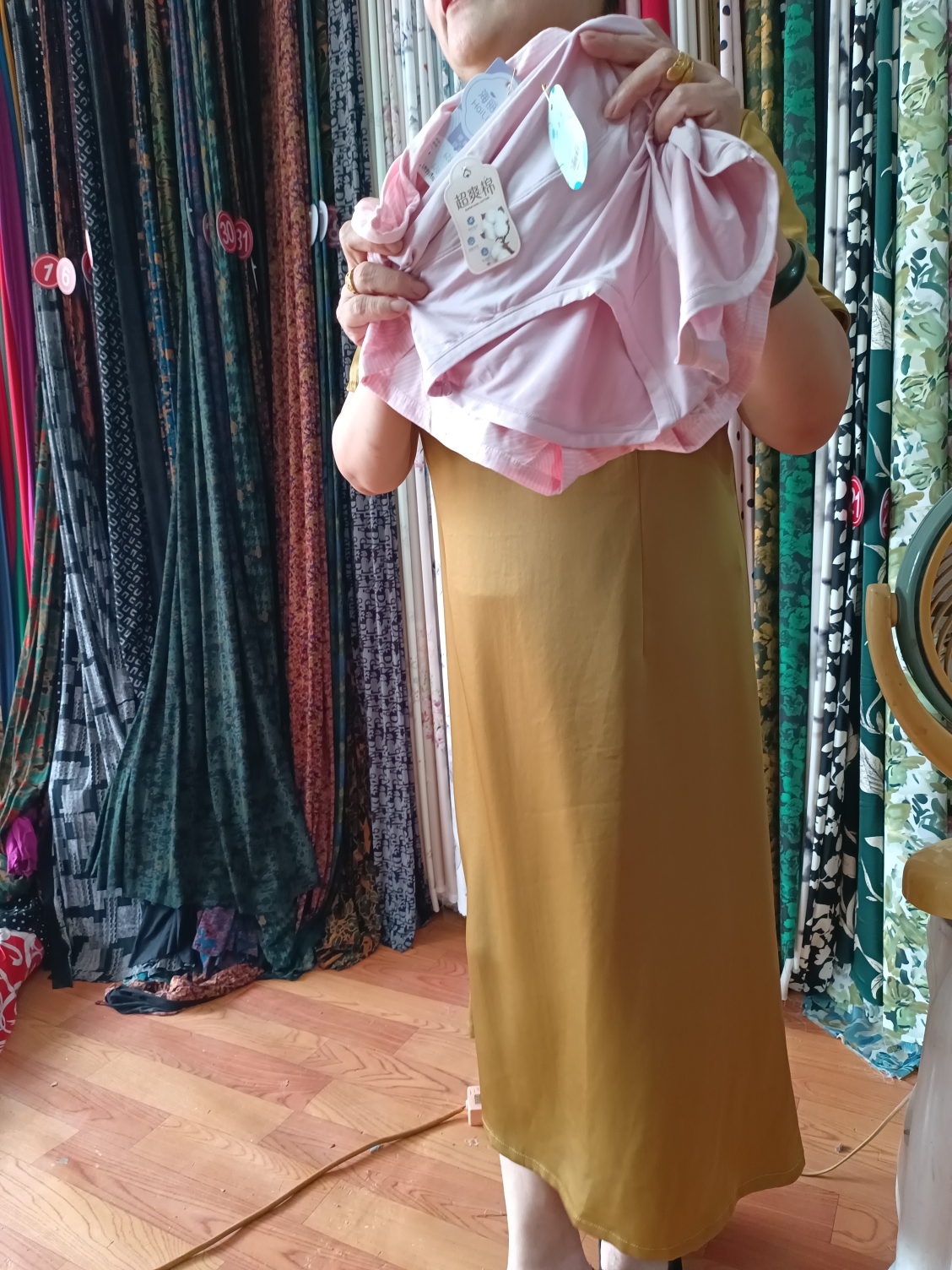 女士内裤4条面料