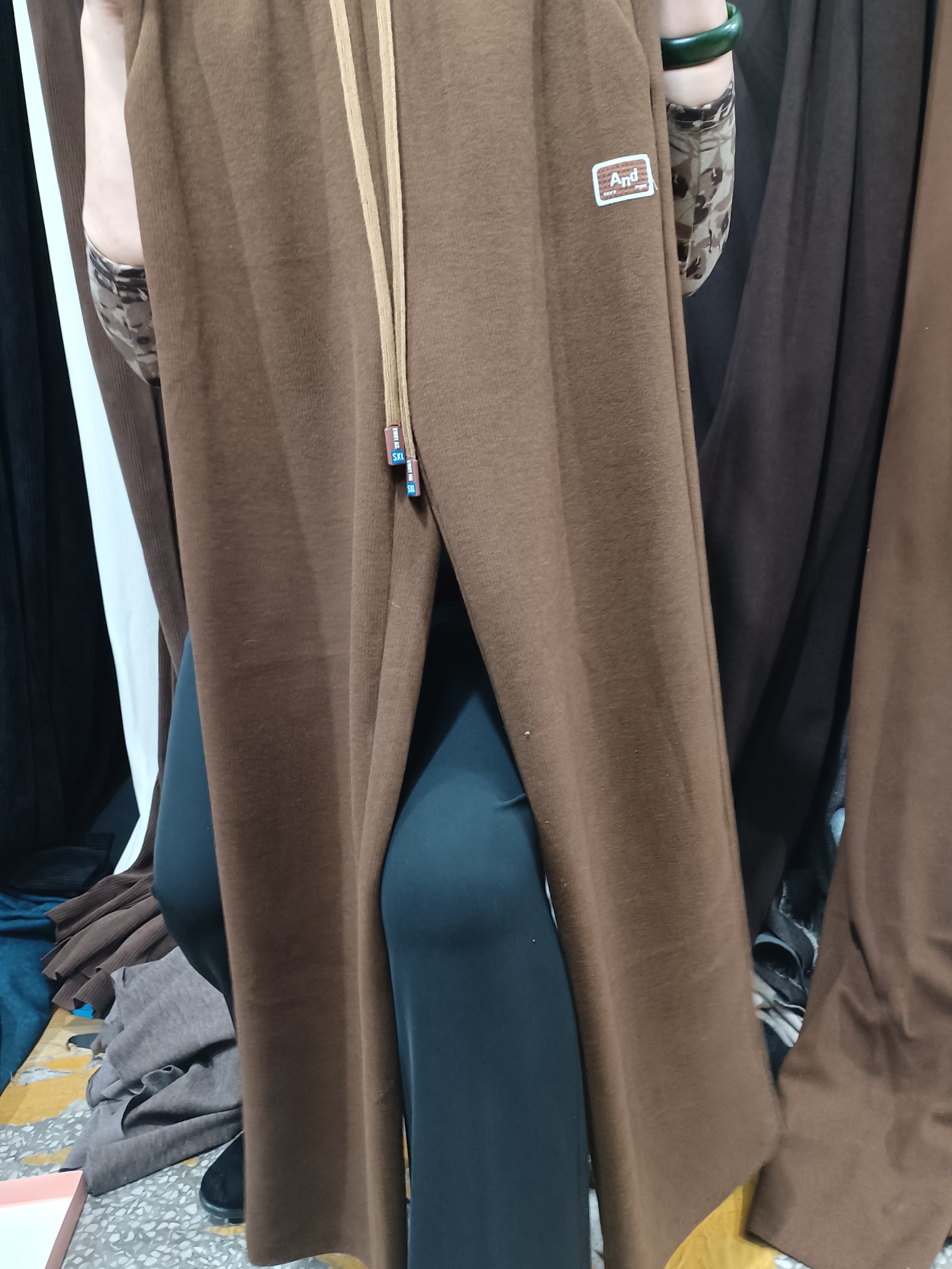 焦糖色水洗服装面料