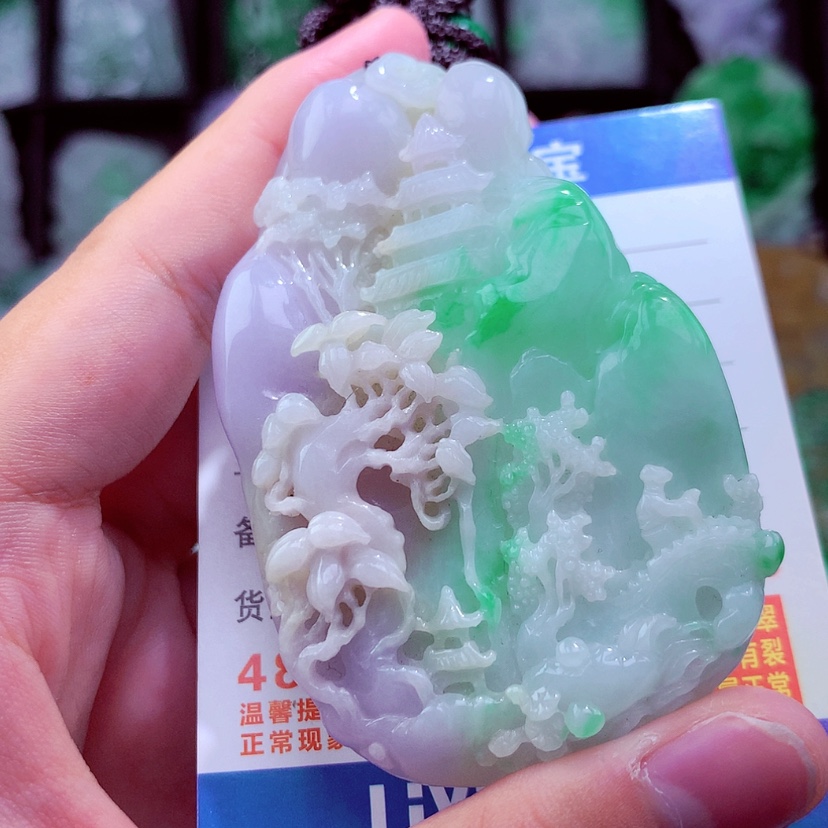 【闪购商品】翡翠颈饰未镶嵌挂件