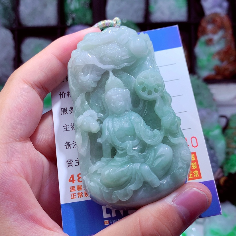 【闪购商品】翡翠颈饰未镶嵌我****?挂件