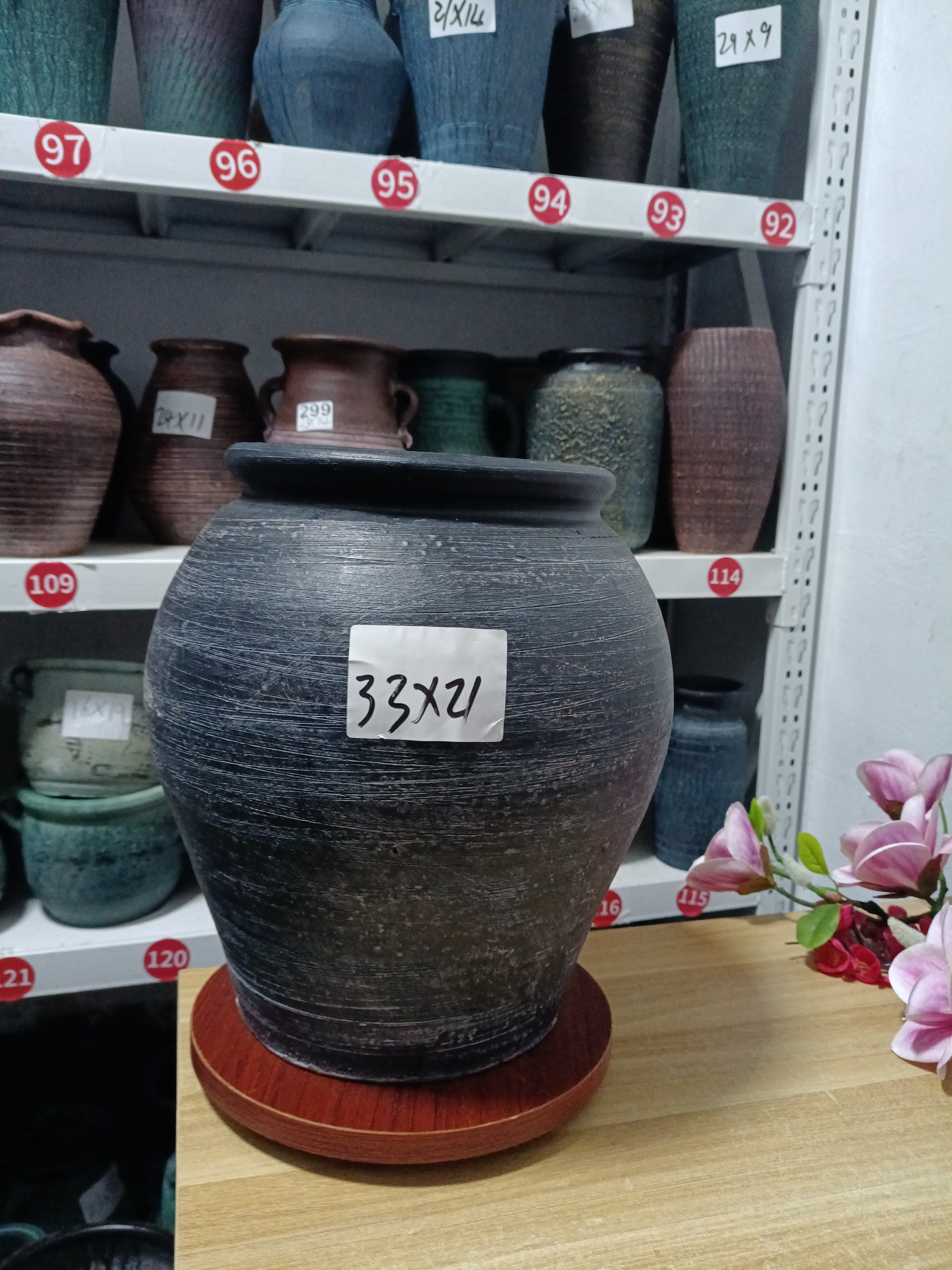 复古螺纹灰色种花种三角梅老桩栀子花花盆