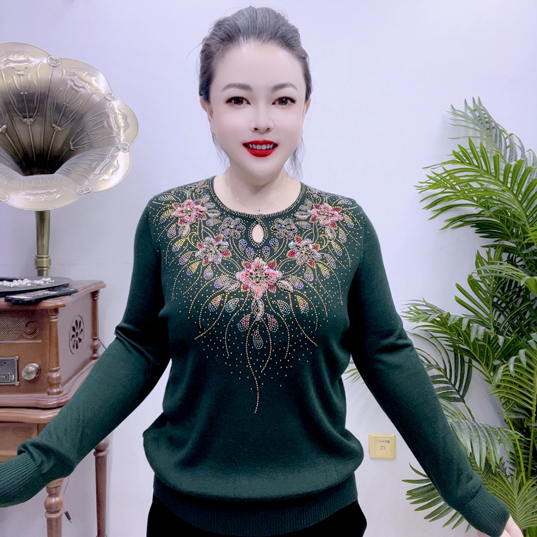 高端洋气大码羊毛衫15A3229