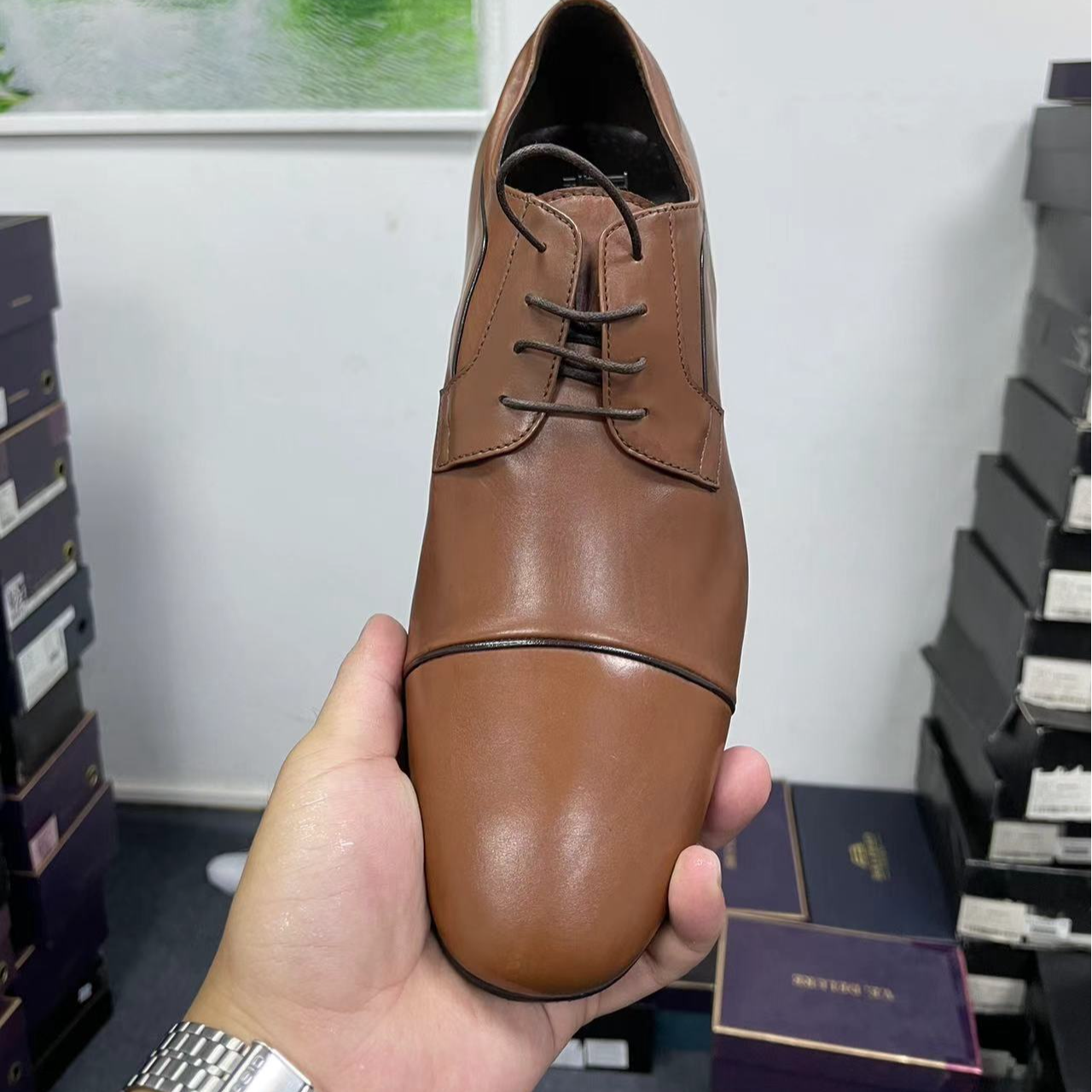 一号链接大牌高端商务男鞋尾货福利