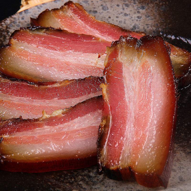 （直播间改价1号链接）贵州农村土猪腊肉柴火烟熏农家风味