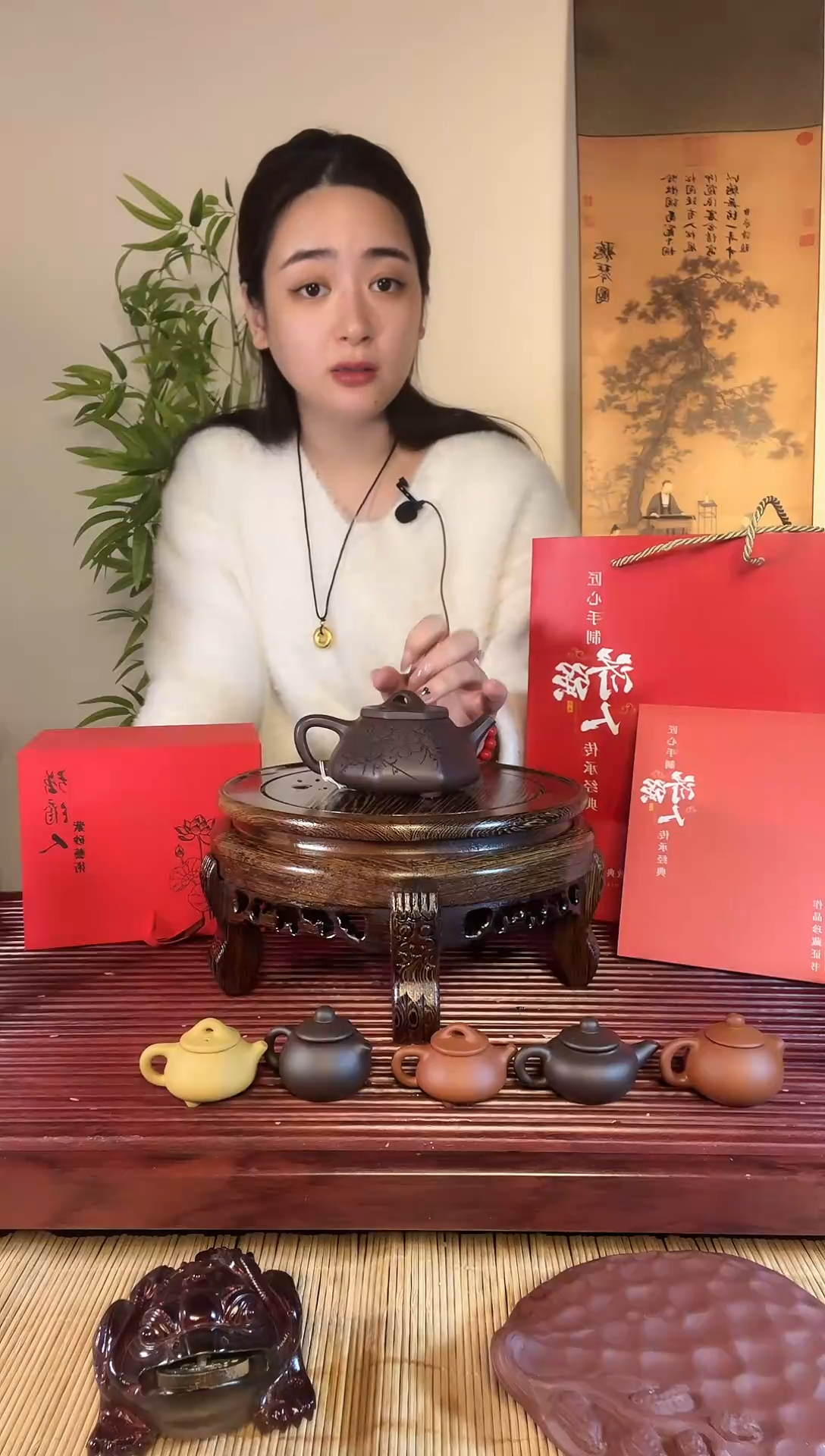 【闪购商品】紫砂茶壶紫泥梅香八方石瓢