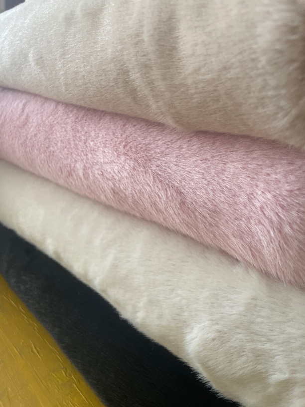 羊剪绒水貂狐狸环保毛散剪面料