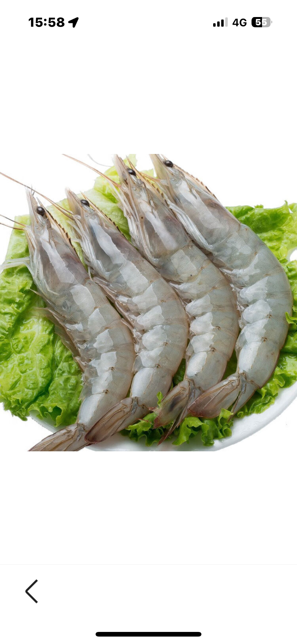 鲜活基围虾速冻500克