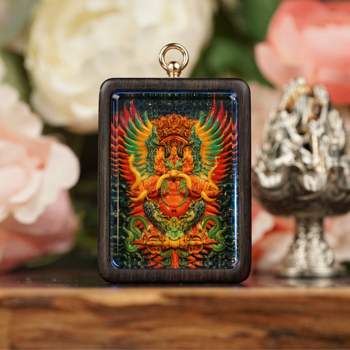 金翅大鹏吊坠挂件摆件青云三彩正品纯原创设计非遗手工艺