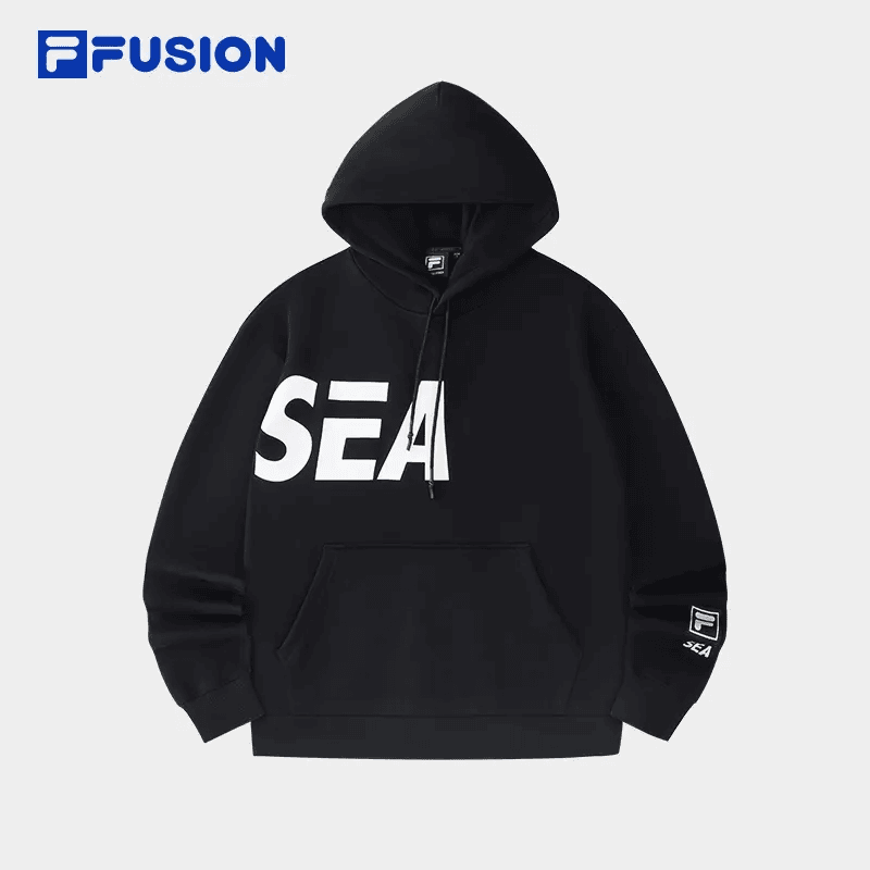 百搭印花斐乐秋冬新款运动连帽潮流卫衣T11U434202