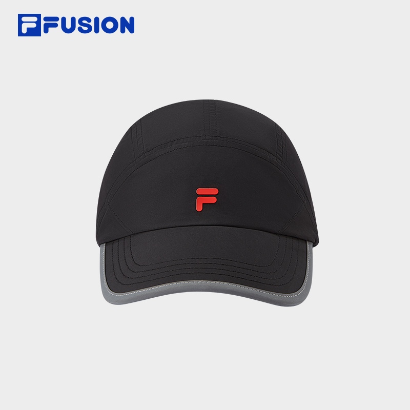 FILA FUSION情侣款球帽2024秋季新款拼色运动遮阳帽子T13U431210