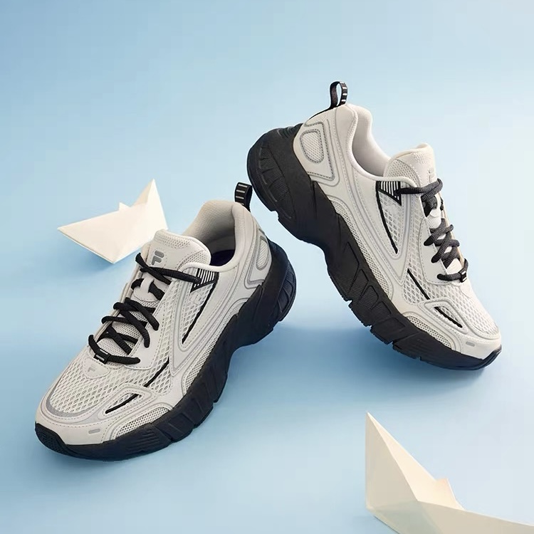 FILA FUSION斐乐风帆鞋软底夏季潮流运动透气老爹鞋T12W421601
