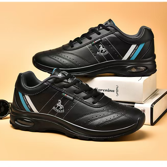 2024男女新款休闲时尚耐磨防滑软底尖头潮流秋冬旅游运动跑步鞋.