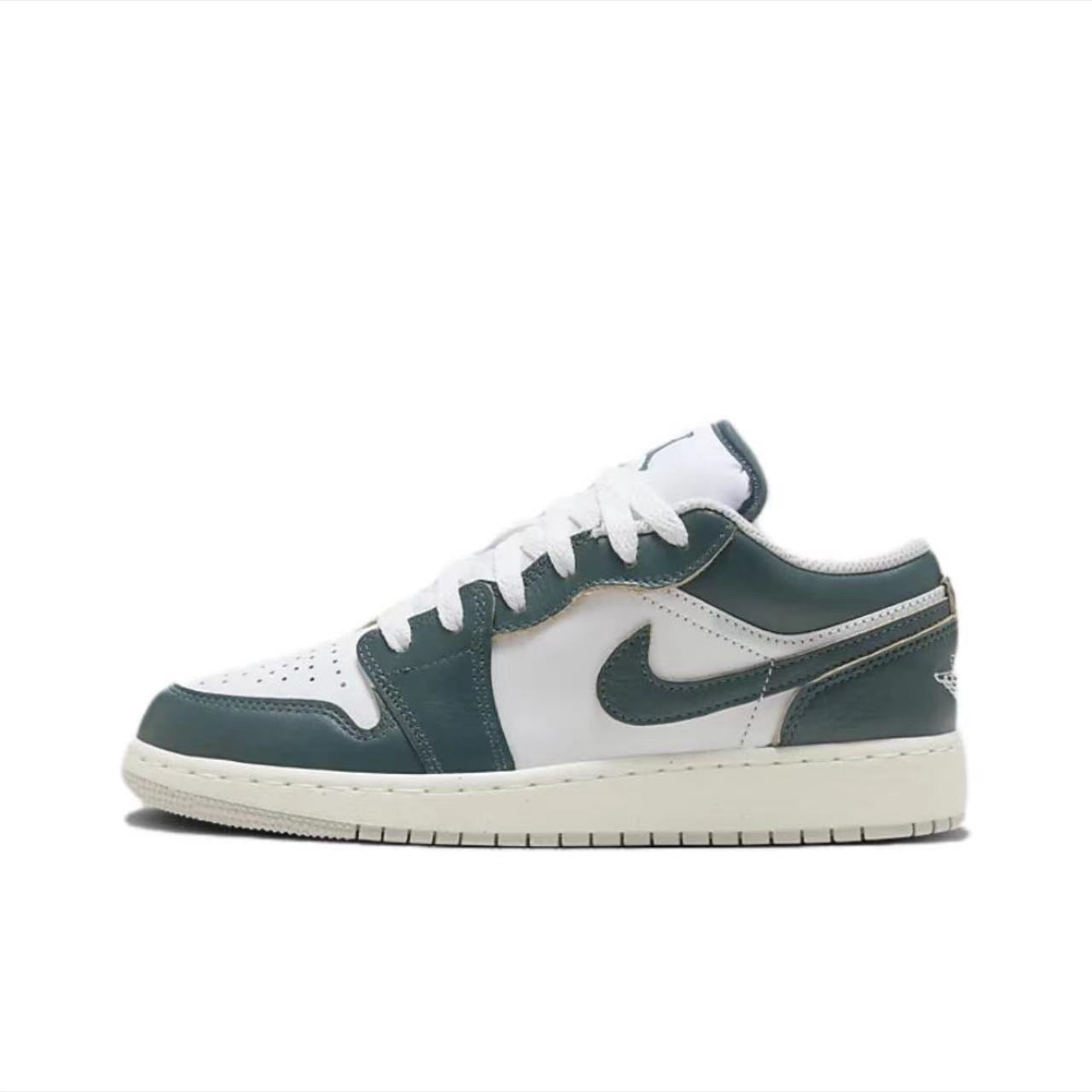 NIKE/耐克AirJordan1女子GS橄榄绿低帮复古百搭板鞋FQ8041300