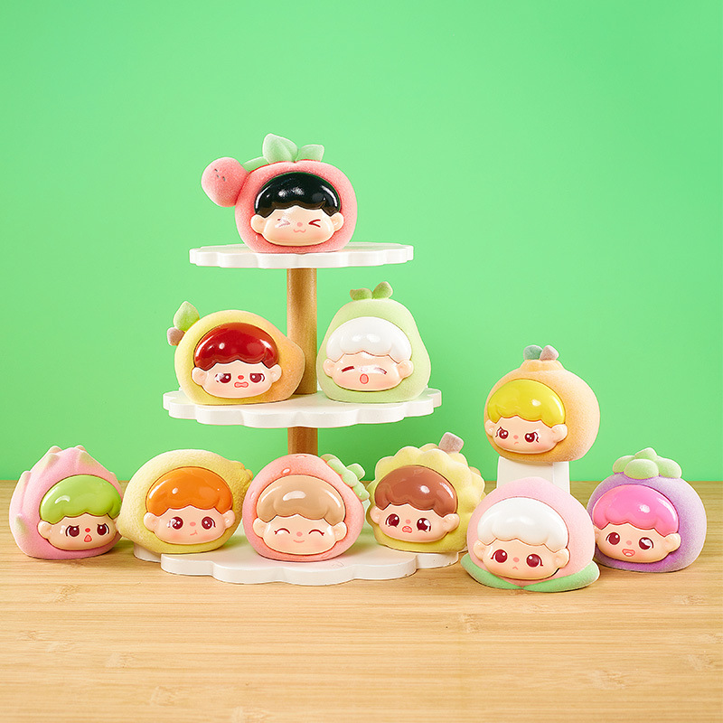 【现场拆盒】新款植绒每日鲜果潮玩盲盒公仔手办摆件盲盒心动礼物