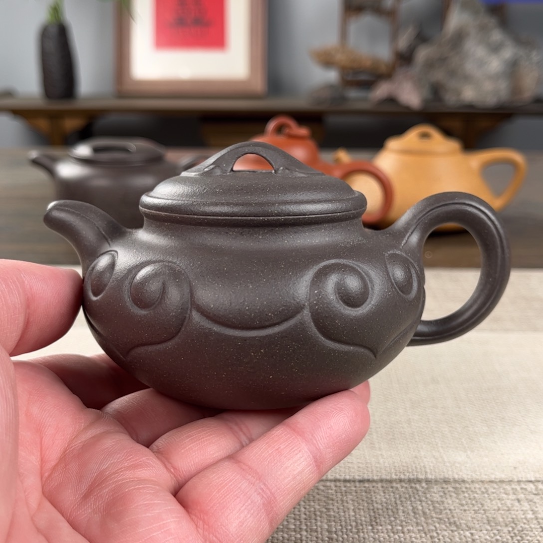 紫砂茶壶黄龙山原矿紫砂壶