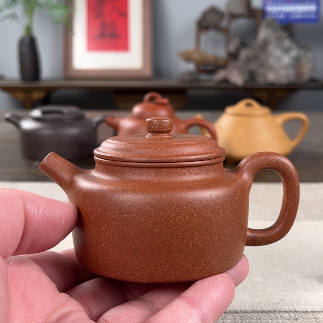 紫砂茶壶微瑕黄龙山原矿紫砂壶