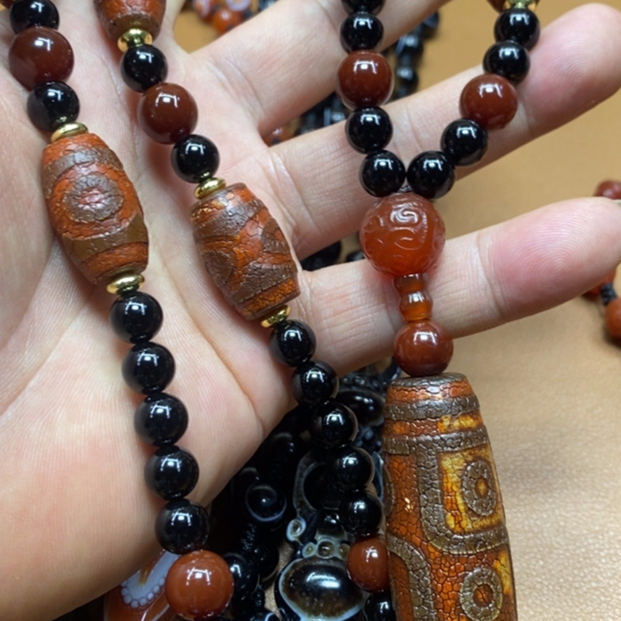 【闪购商品】玛瑙/玉髓颈饰未镶嵌大*