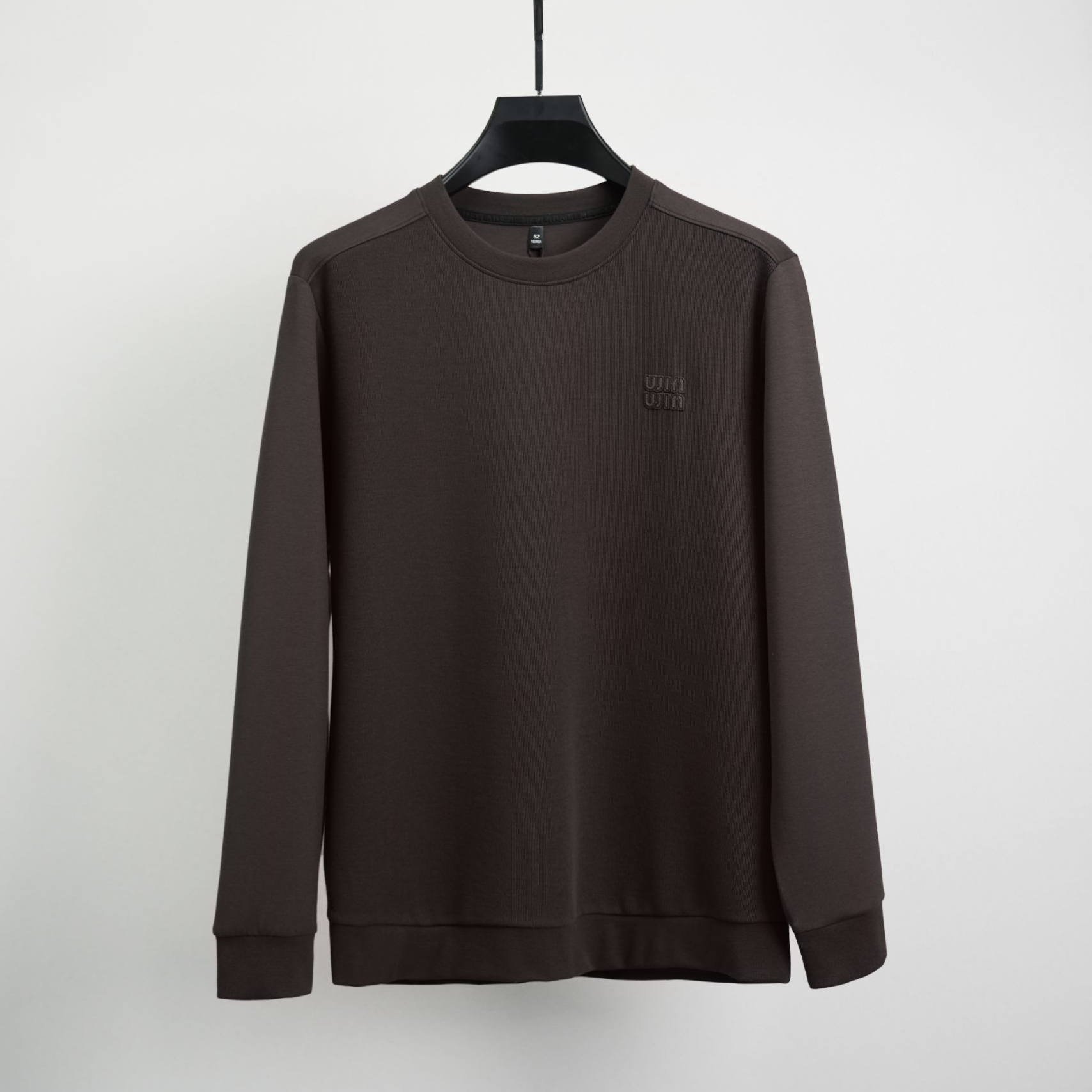 【巴尔赫】秋冬加厚男士高端轻奢时尚商务休闲圆领卫衣60150