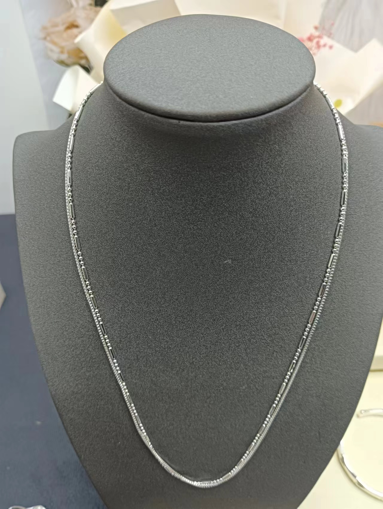 吊坠足银 足银流星雨项链