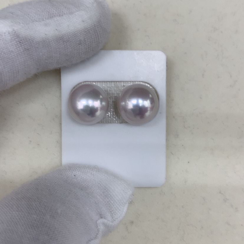 【闪购商品】淡水珍珠耳饰银S925镶嵌君*定制