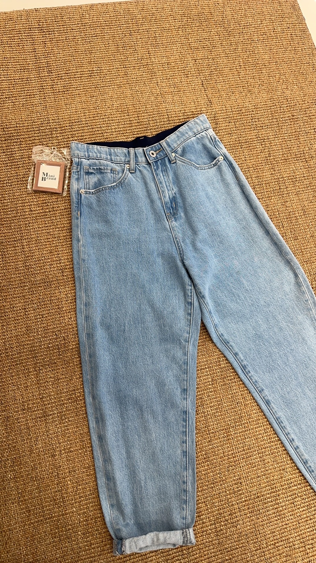 【吴姐定制】3992 修身显瘦复古百搭时尚牛仔裤