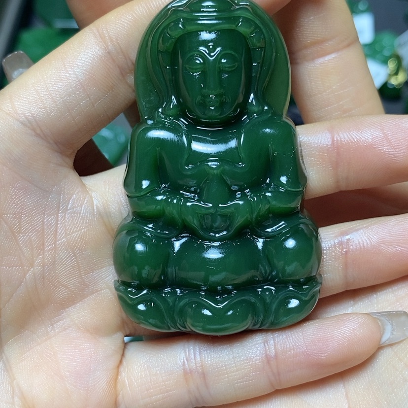 【闪购商品】和田玉吊坠未镶嵌噜***人