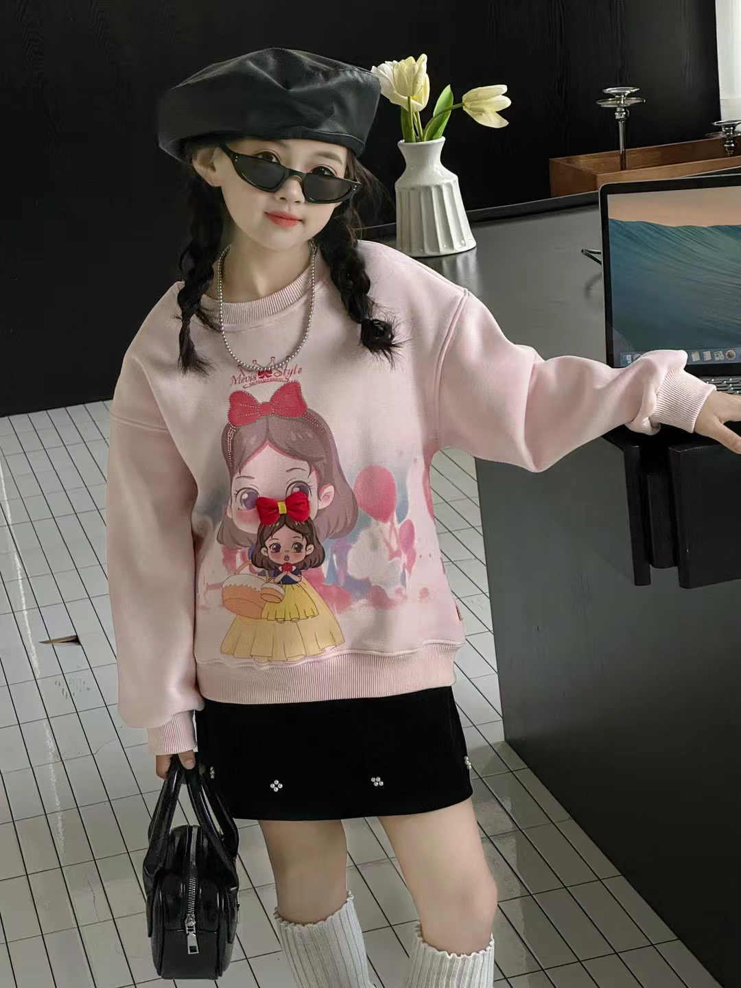 110-150女童卫衣
