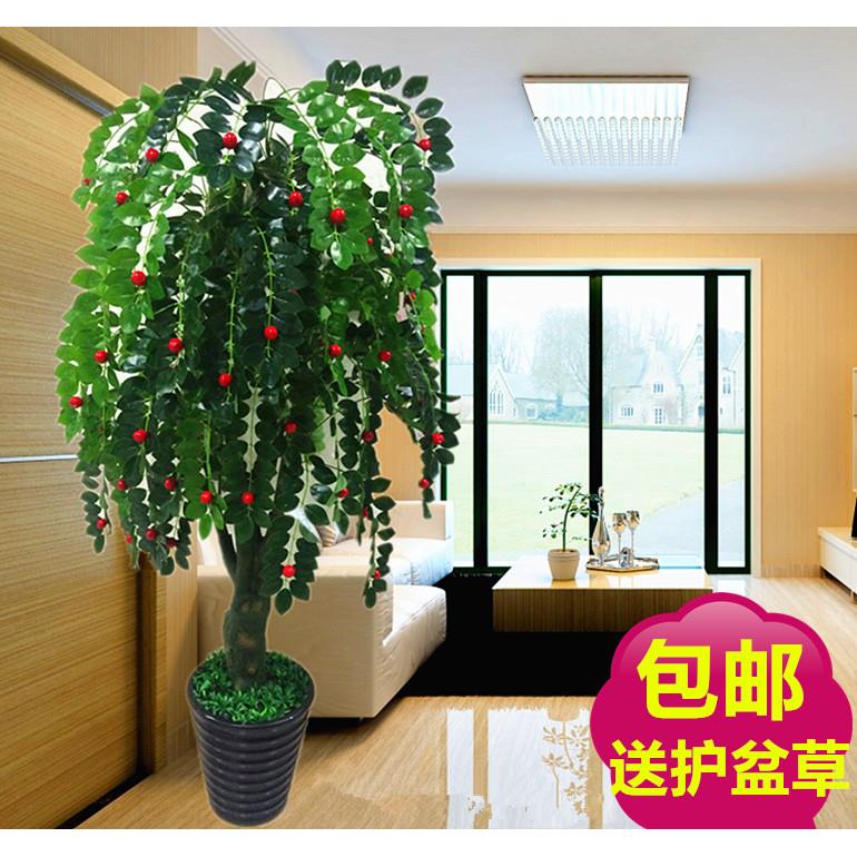 假树1.8米金钱树仿真植物树落地办公室内客厅大型绿植装饰花盆栽