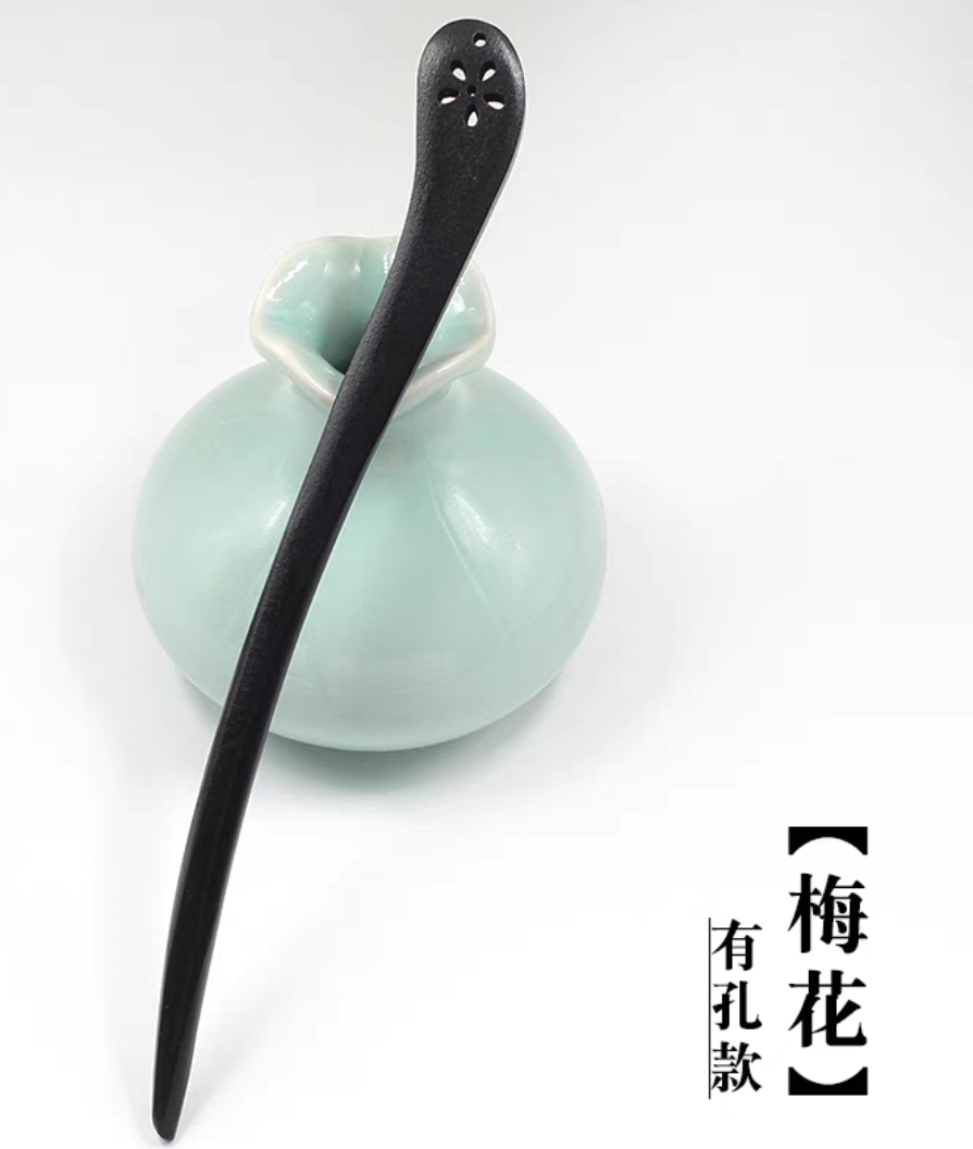 木质发簪仿黑檀木发簪手工DIY木簪主体古风发饰 汉服发钗头饰配件