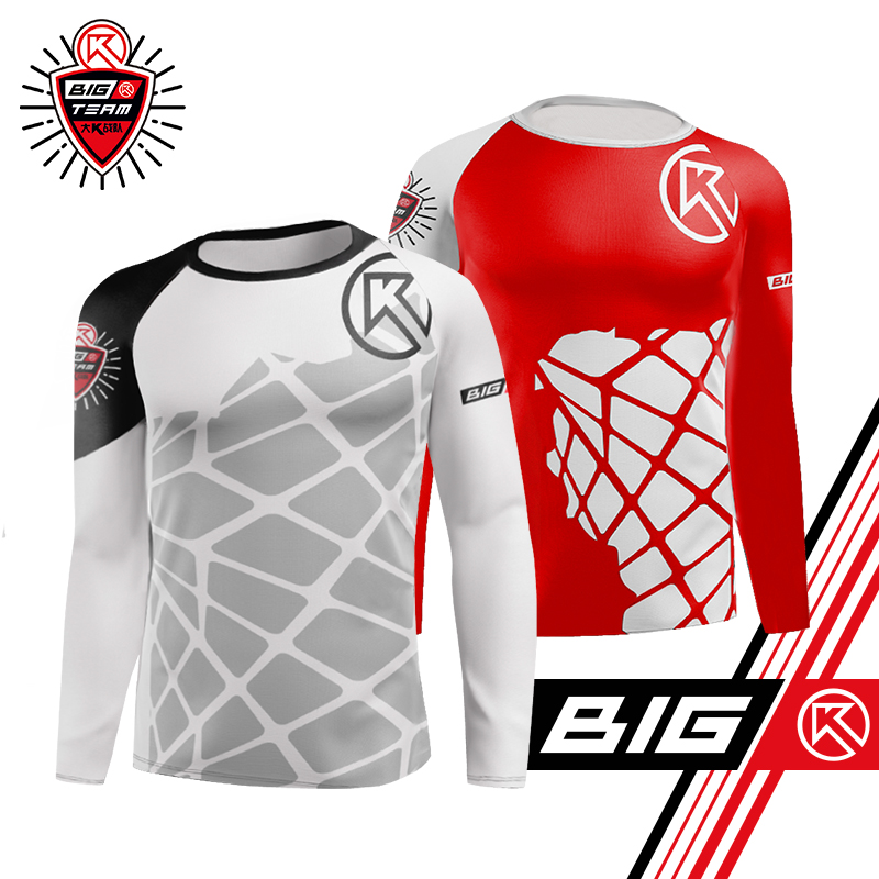 大K逐梦赛长袖穿搭速干透气健身衣跑步运动BIGKSPORT