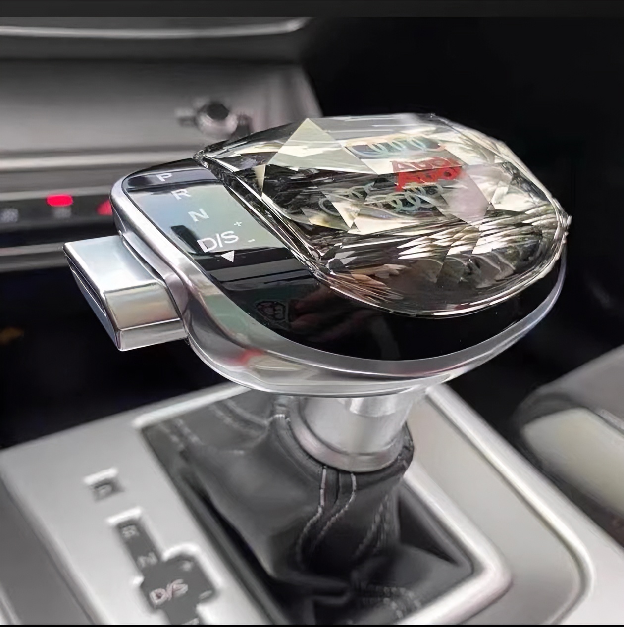 适用于奥迪A3Q3Q2L水晶自动挡排挡头个性档把头挂挡手球改装档把