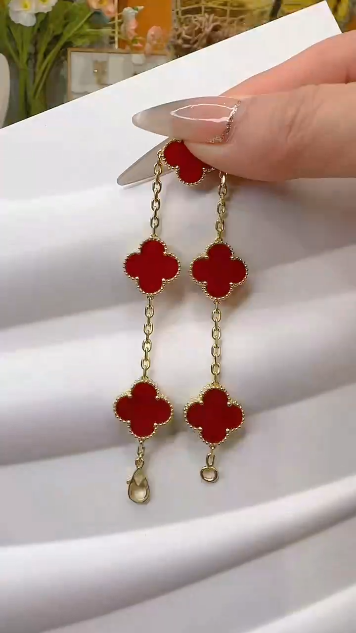 【闪购商品】玛瑙/玉髓手链18K金镶嵌18k金1.1红玛瑙手链