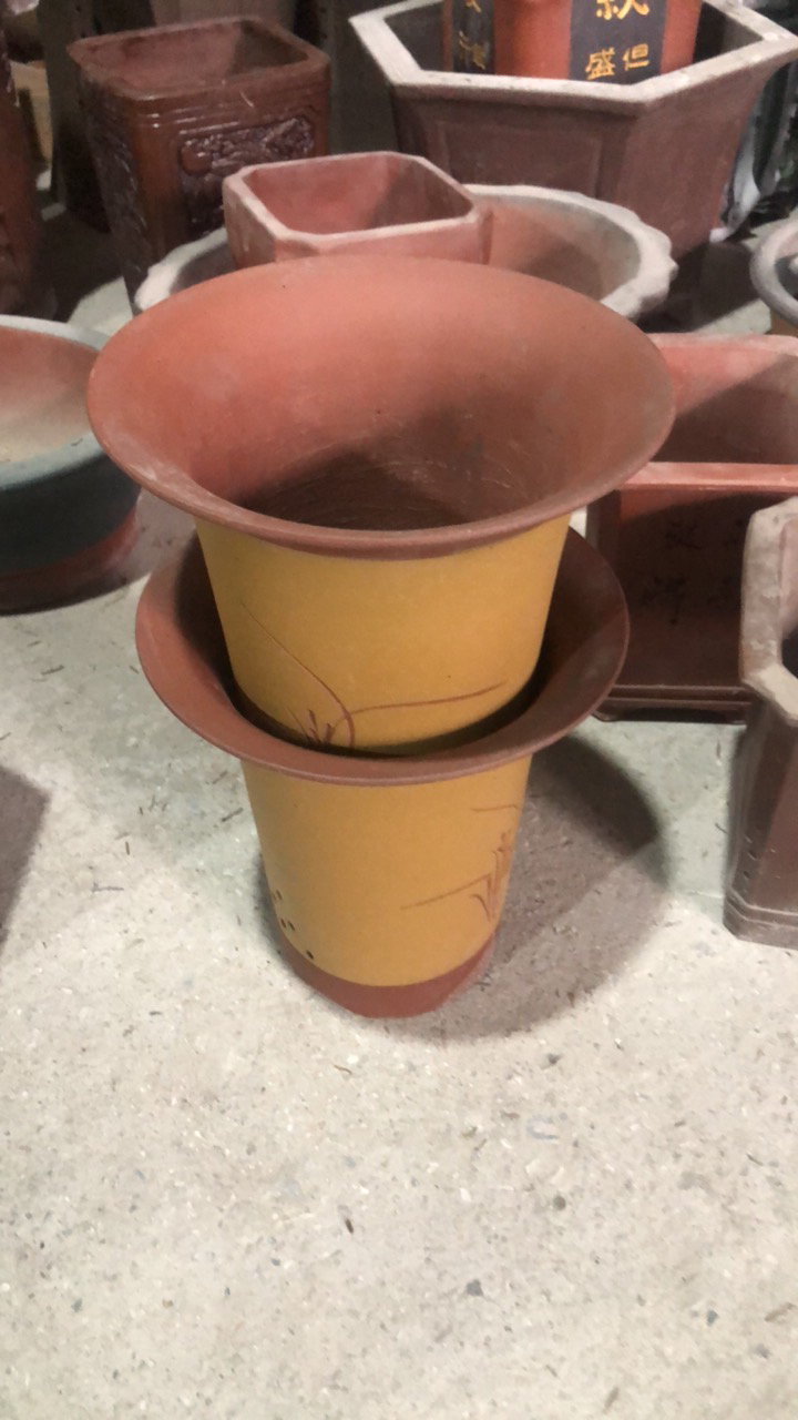 紫砂花盆长方盆宜兴紫砂陶瓷瑕疵