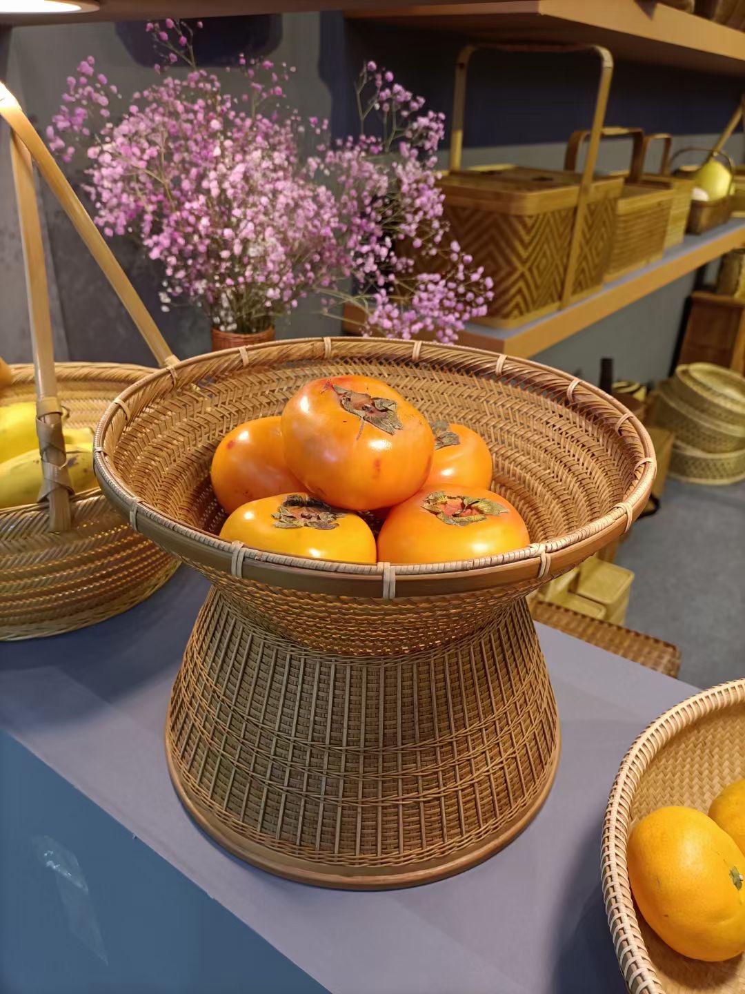 令竹茶娄水果兰，生漆工艺